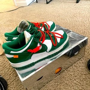 Pine green off white dunks